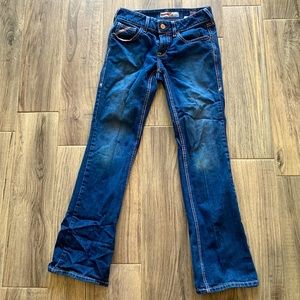 Woman Ariat FR jeans mid rise boot cut size 25R